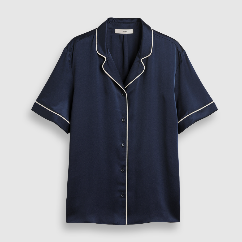 Premium Silk Top | Sapphire