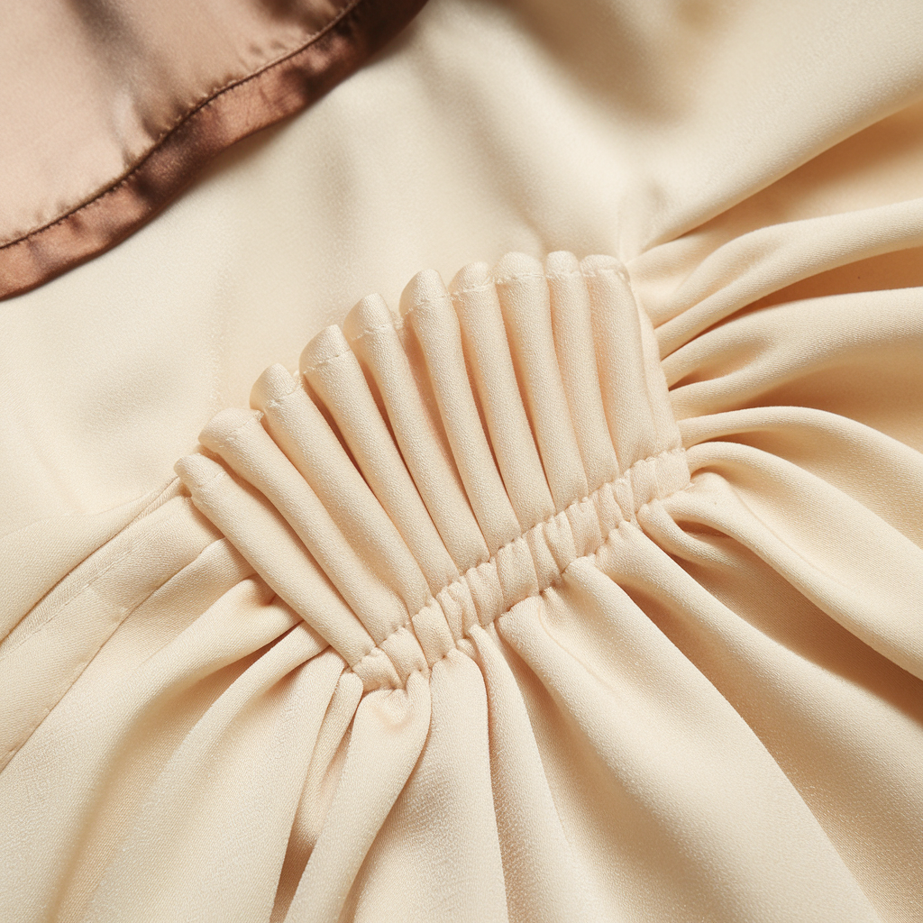 Premium Silk Trousers | Champagne
