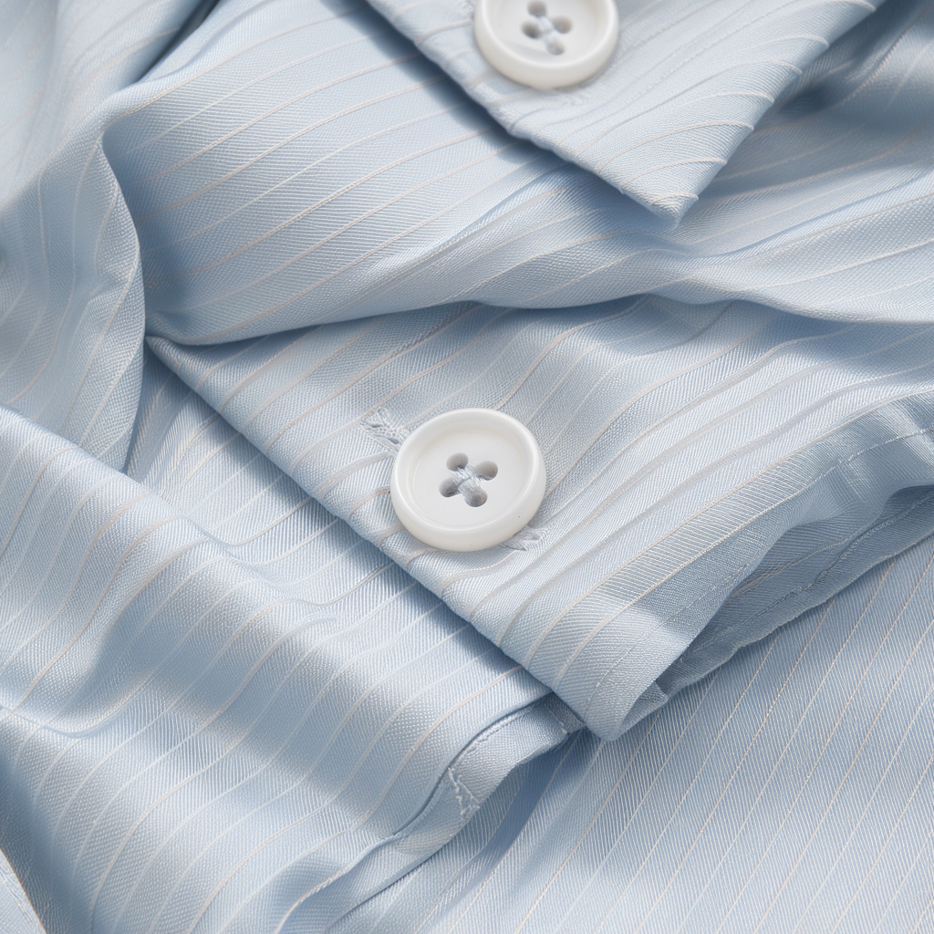 Premium Silk Trousers | Riviera Stripe