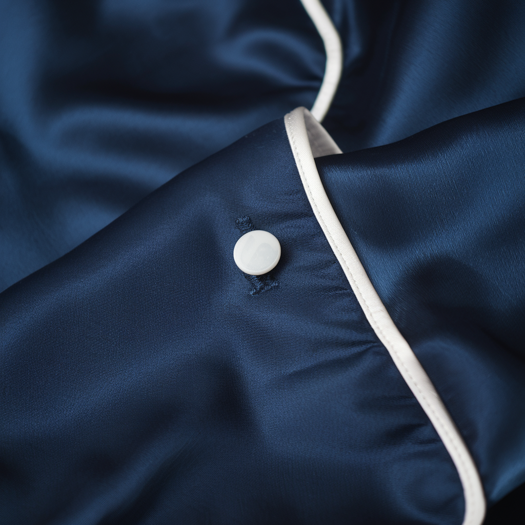Premium Silk Longsleeve | Sapphire