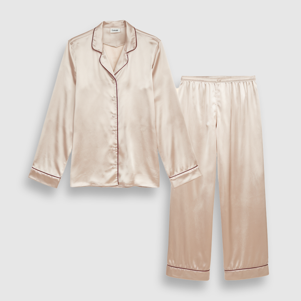 Premium Silk Set | Champagne