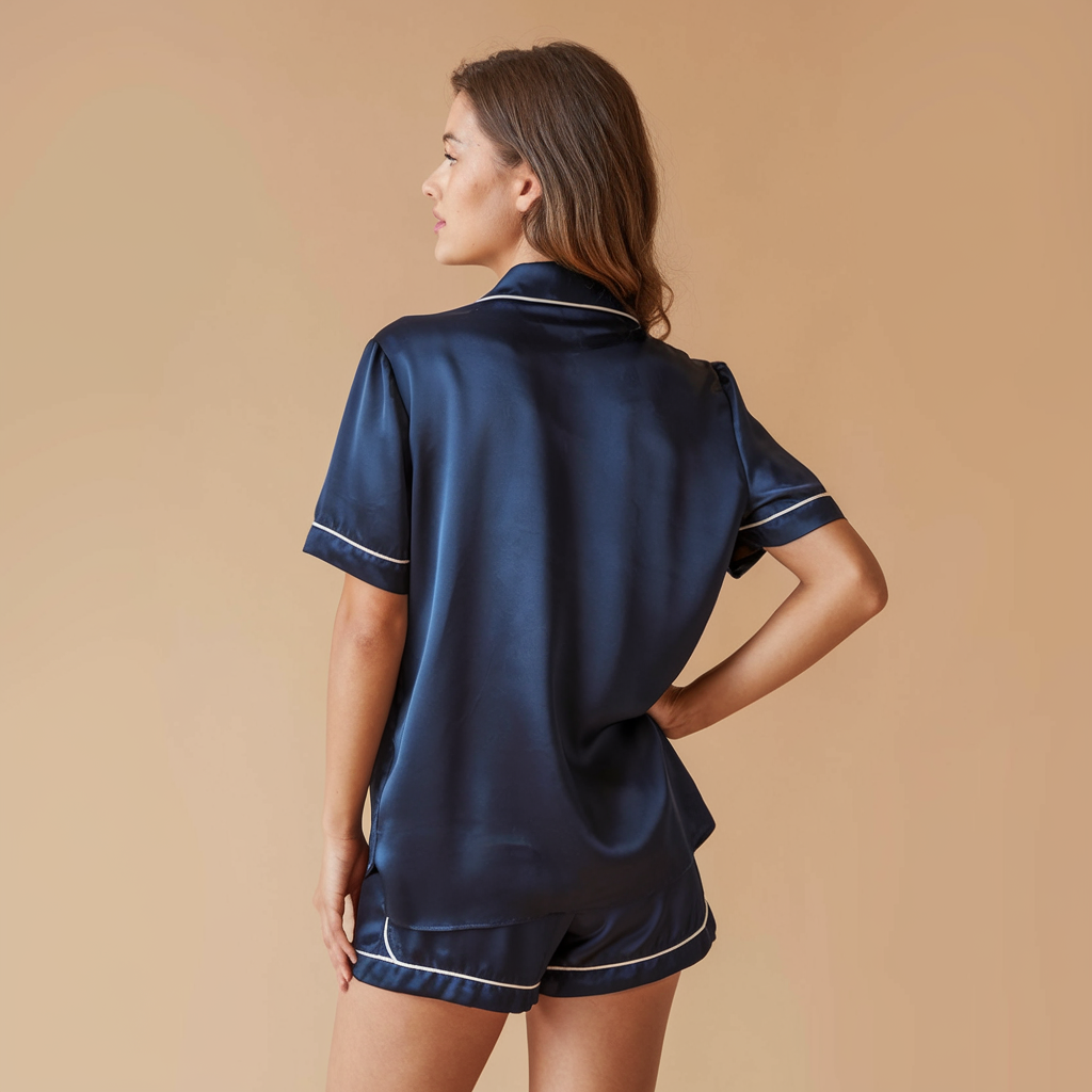 Premium Silk Top | Sapphire