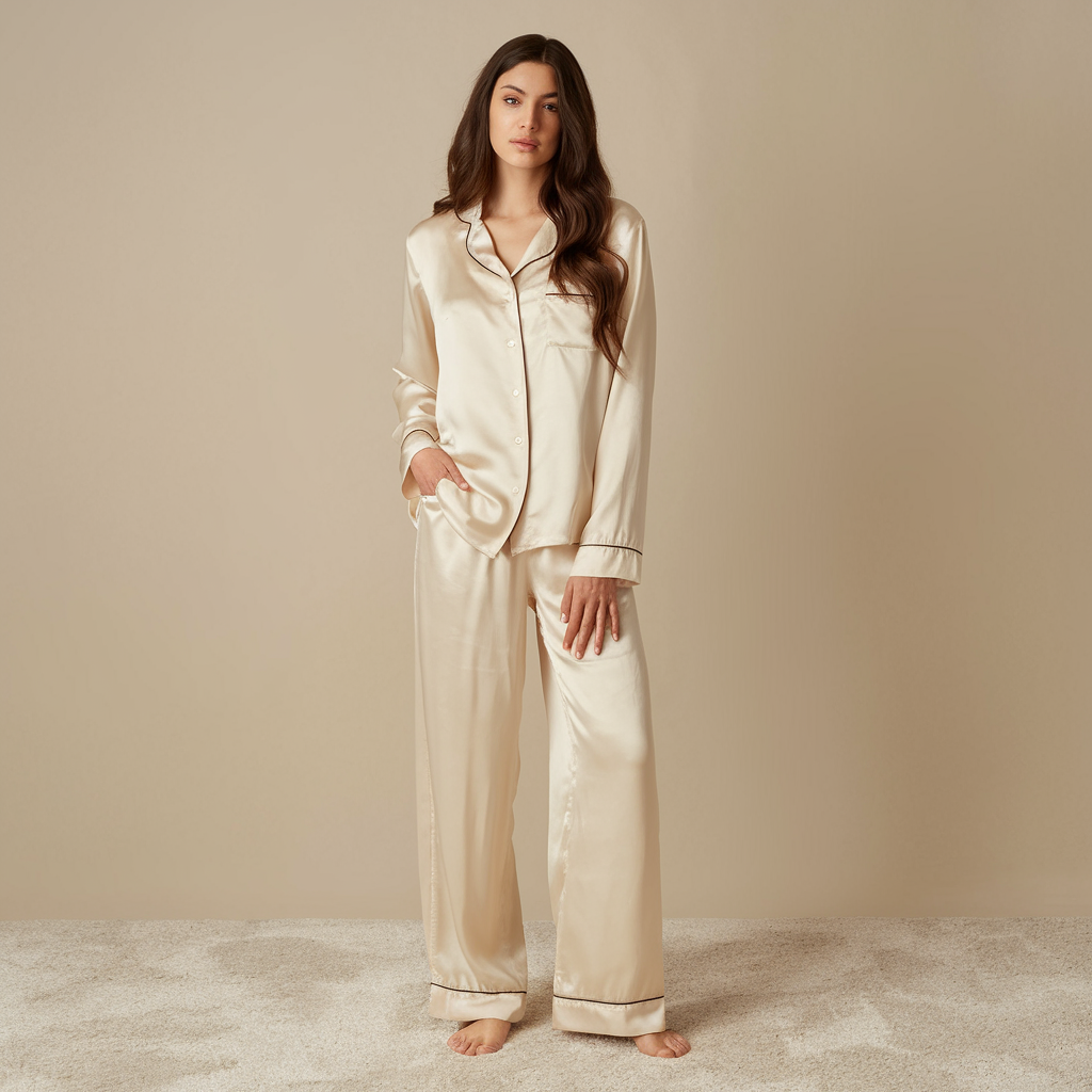 Premium Silk Set | Champagne